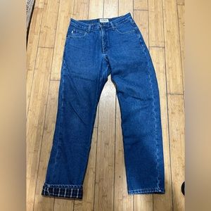 L.L Bean Flannel Lined Jeans